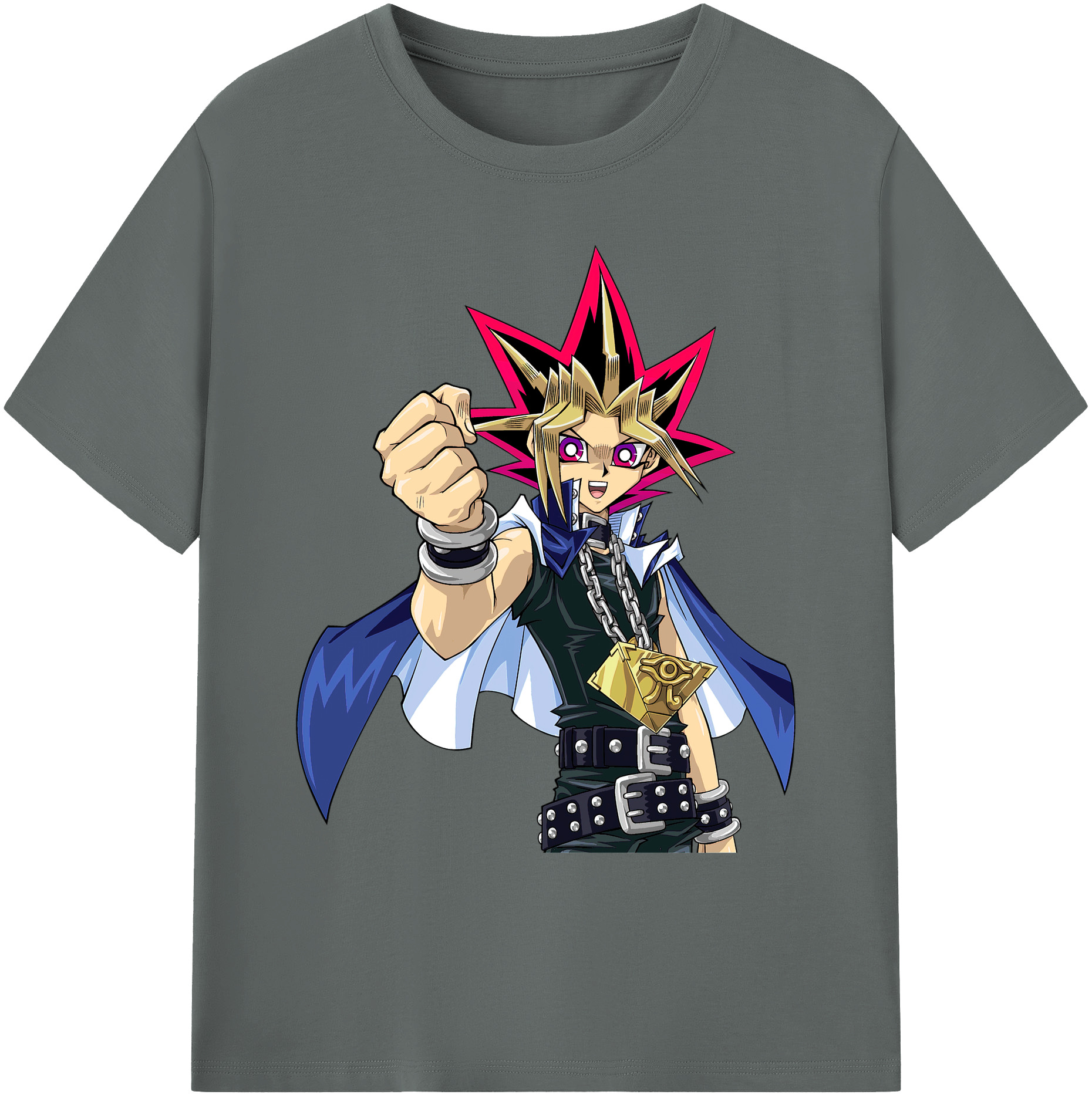 （画像用） 遊☆戯☆王 Yu-Gi-Oh! 綿100％ メンズ半袖Tシャツ｜肌触りやわらか＆通気性